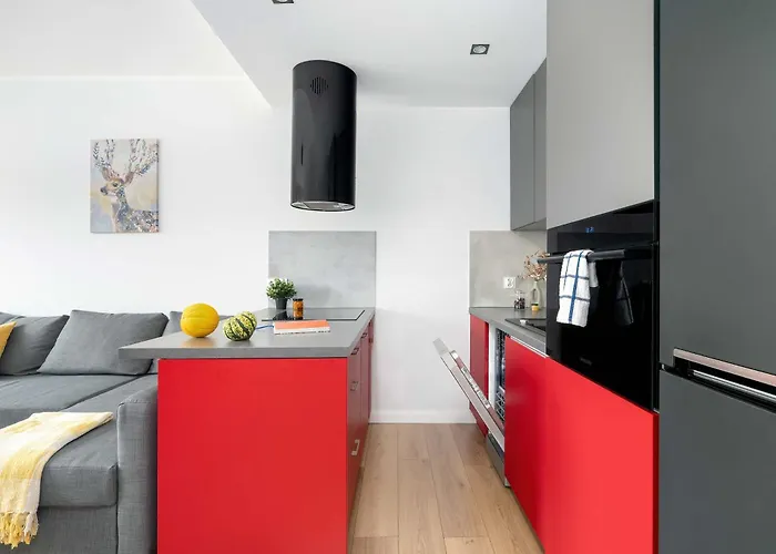 Red And Grey For 8 People In With Parking By Renters Lejlighed *