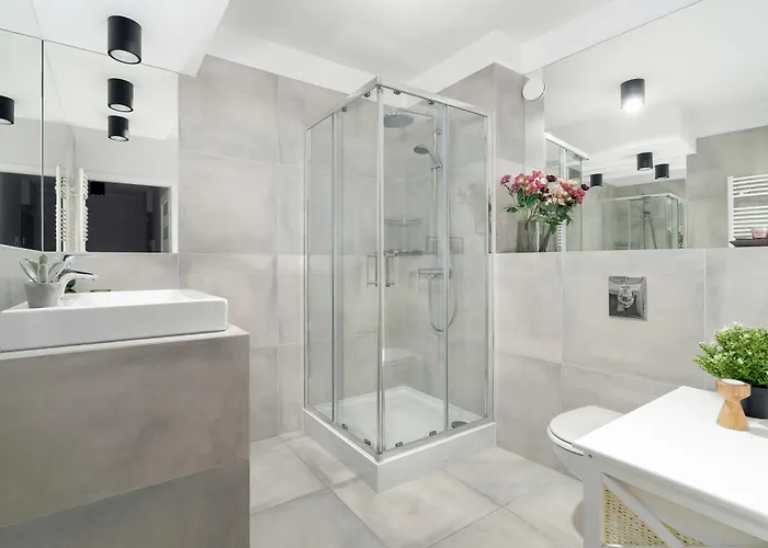 Apartmán Red And Grey For 8 People In With Parking By Renters *